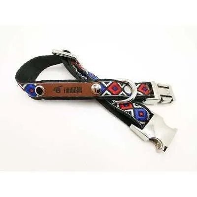 Finnigan Small Dog Collar: Personalised Engraving & Designer Fabrics