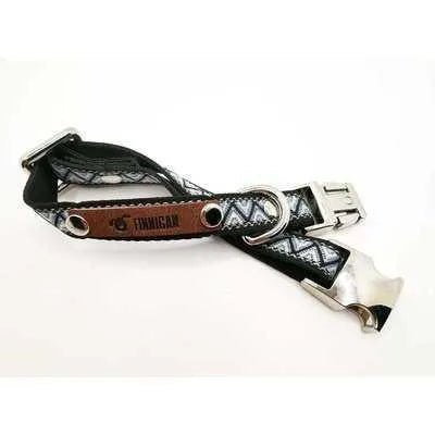 Finnigan Small Dog Collar: Personalised Engraving & Designer Fabrics