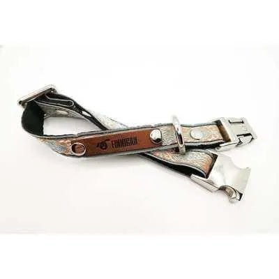 Finnigan Small Dog Collar: Personalised Engraving & Designer Fabrics