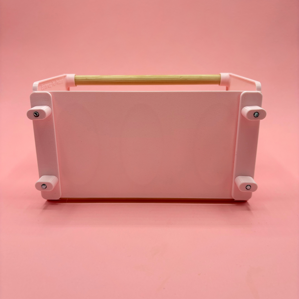 SINGLE Cage Mounted Hay Rack - Sky Blue - TRADE