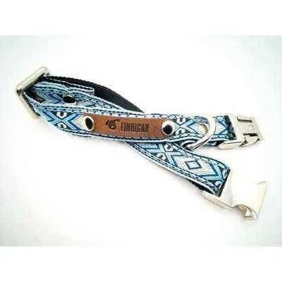 Finnigan Small Dog Collar: Personalised Engraving & Designer Fabrics