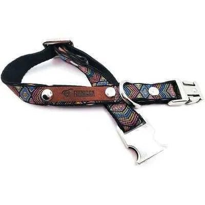Finnigan Small Dog Collar: Personalised Engraving & Designer Fabrics