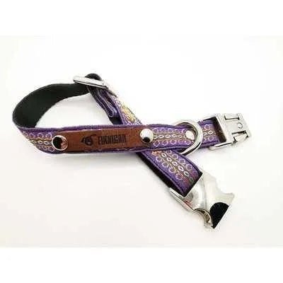 Finnigan Small Dog Collar: Personalised Engraving & Designer Fabrics
