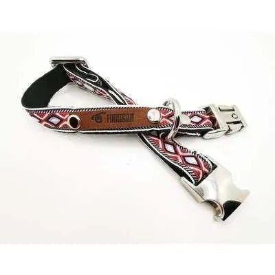 Finnigan Small Dog Collar: Personalised Engraving & Designer Fabrics