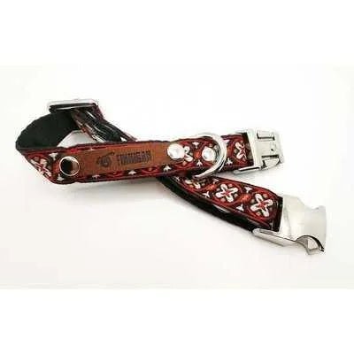 Finnigan Small Dog Collar: Personalised Engraving & Designer Fabrics